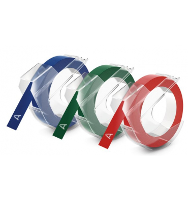 DYMO S0847750 Self-Adhesive Embossing Tape Multi Pack
